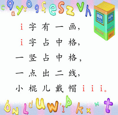 汉语拼音学习--i