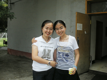 雅思班里的twins<em>姐妹</em>花