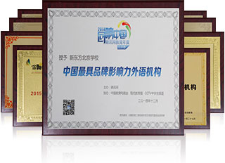 新东方获奖展示