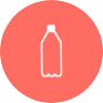 一瓶除去标签的饮用水（允许）